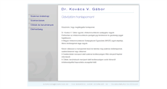 Desktop Screenshot of kovacsvg.hu